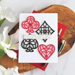 Kaleidoscope Noble Suits Etched Dies From The Jack Of All Trades Collection By Jaycee Gaspar -Woodland Scenics Shop Michelle Short 2025 JackofAllTrades 4