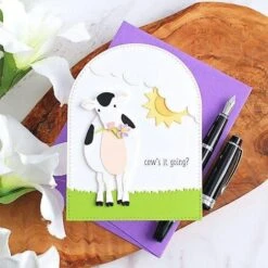 Hay There Clear Stamp & Die Set From The On The Farm Collection -Woodland Scenics Shop Michelle Short 2025 OntheFarm 8