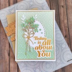 Mandala Blooms 3D Embossing Folder From The Sealed For Summer Collection -Woodland Scenics Shop NancyLeppekJune2023 E3D 056 GLP 389