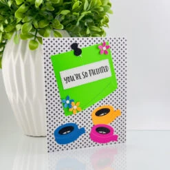 Push Pin Notes Etched Dies From The Take Note Collection -Woodland Scenics Shop Nancy Leppek May 2025 S3 550