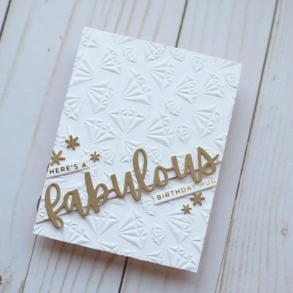 Born To Sparkle 3D Embossing Folder From The Bougie Birthday Collection By Nina Boettcher 9 Born To Sparkle 3D Embossing Folder From The Bougie Birthday Collection By Nina Boettcher - Image 9