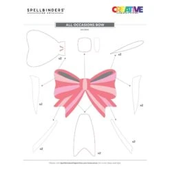 All Occasion Bow Etched Dies From The Merry & Bright Collection -Woodland Scenics Shop PDF sinstructionsforAll OccasionsBow S4 1304