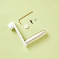 Platinum Replacement Silver Handle W/ Screw, Washer, Tool And Cap