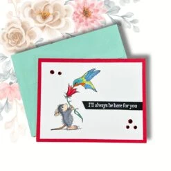 Sweet Nectar Cling Rubber Stamp Set From The House-Mouse Rare Bloom Collection -Woodland Scenics Shop Paula Fontenelle RSC 056A