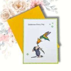 Sweet Nectar Cling Rubber Stamp Set From The House-Mouse Rare Bloom Collection -Woodland Scenics Shop Paula Fontenelle RSC 056B