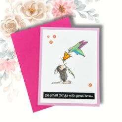 Sweet Nectar Cling Rubber Stamp Set From The House-Mouse Rare Bloom Collection -Woodland Scenics Shop Paula Fontenelle RSC 056C