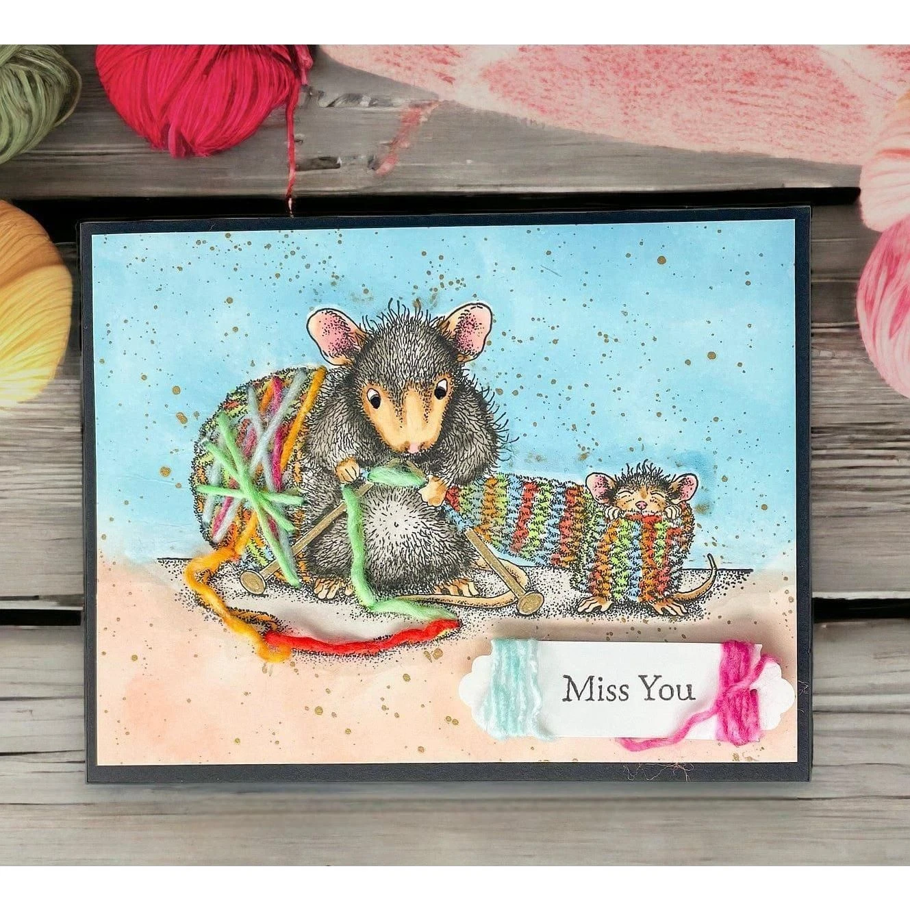 Knit One Cling Rubber Stamps From The House-Mouse Winter Collection 3 Knit One Cling Rubber Stamps From The House-Mouse Winter Collection - Image 3