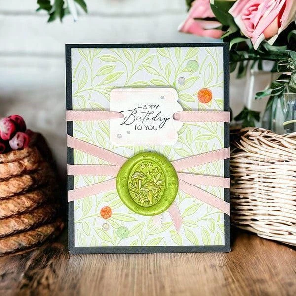 Forest Mushrooms Wax Seal Stamp From The Sealed 3D Botanical Collection 2 Forest Mushrooms Wax Seal Stamp From The Sealed 3D Botanical Collection - Image 2