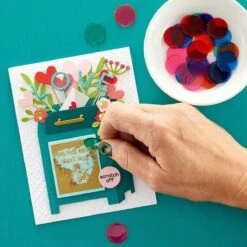 Take Action Sentiments Clear Stamp Set -Woodland Scenics Shop Pink MainCard2V2 f42a3f51 7be4 4807 a067 dae3381f0e64