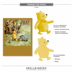Pooh & Piglet Etched Dies From The Say Cheese Classic Pooh Collection In Collaboration With Simple Stories -Woodland Scenics Shop Pooh 1