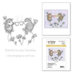 Tea For Two Cling Rubber Stamp Set From The Spring Collection By House-Mouse Designs
