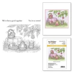 Berry Good Cling Rubber Stamp Set From The Spring Collection By House-Mouse Designs