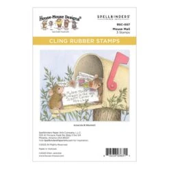 Mouse Mail Cling Rubber Stamps From The House-Mouse Everyday Collection 8 Mouse Mail Cling Rubber Stamps From The House-Mouse Everyday Collection -Woodland Scenics Shop RSC 007 House Mouse Everyday Mouse Mail Pac