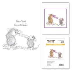 Party Time! Cling Rubber Stamps From The House-Mouse Everyday Collection