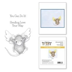 Flying To See You Cling Rubber Stamps From The House-Mouse Everyday Collection
