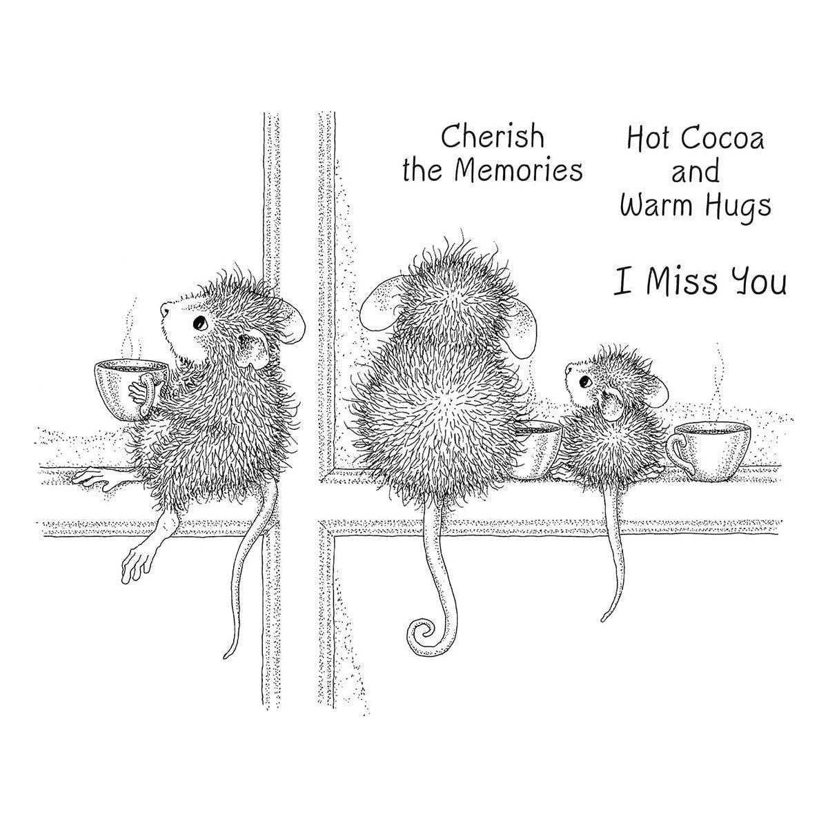 Hot Cocoa Day Cling Rubber Stamp Set From The House-Mouse Holiday Friends Collection 3 Hot Cocoa Day Cling Rubber Stamp Set From The House-Mouse Holiday Friends Collection - Image 3