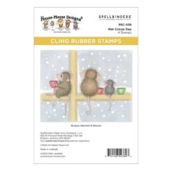 Hot Cocoa Day Cling Rubber Stamp Set From The House-Mouse Holiday Friends Collection 11 Hot Cocoa Day Cling Rubber Stamp Set From The House-Mouse Holiday Friends Collection -Woodland Scenics Shop RSC 038 Holiday Friends House Mouse Hot Cocoa Day Pac