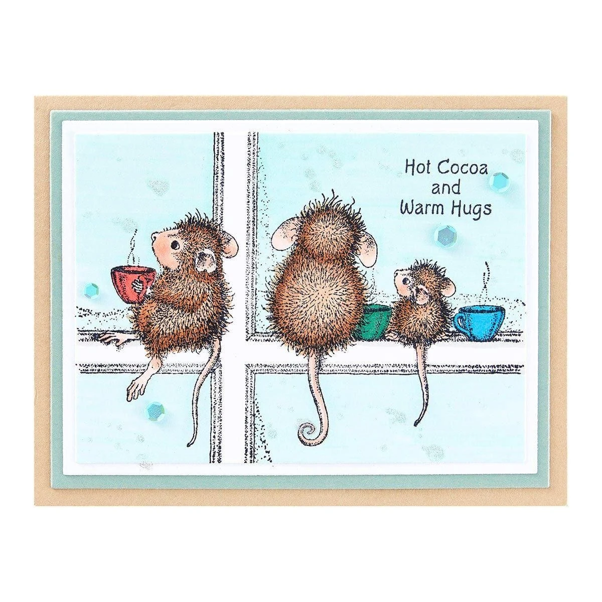 Hot Cocoa Day Cling Rubber Stamp Set From The House-Mouse Holiday Friends Collection 5 Hot Cocoa Day Cling Rubber Stamp Set From The House-Mouse Holiday Friends Collection - Image 5