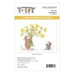 Rare Bloom Cling Rubber Stamp Set From The House-Mouse Rare Bloom Collection 15 Rare Bloom Cling Rubber Stamp Set From The House-Mouse Rare Bloom Collection -Woodland Scenics Shop RSC 054 Rare Blooms House Mouse Rare Bloom Pac