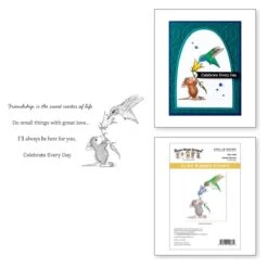 Sweet Nectar Cling Rubber Stamp Set From The House-Mouse Rare Bloom Collection