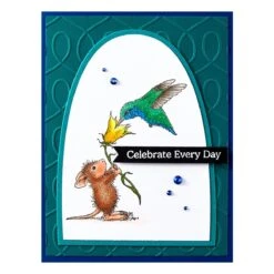 Sweet Nectar Cling Rubber Stamp Set From The House-Mouse Rare Bloom Collection -Woodland Scenics Shop RSC 056 Rare Blooms House Mouse Sweet Nectar Project 1