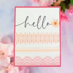 Pressed Lace Borders Press Plate & Die Set From The Vivid Expressions Collection 12 Pressed Lace Borders Press Plate & Die Set From The Vivid Expressions Collection -Woodland Scenics Shop RebeccaKeppel 202501 VividExpressions 4