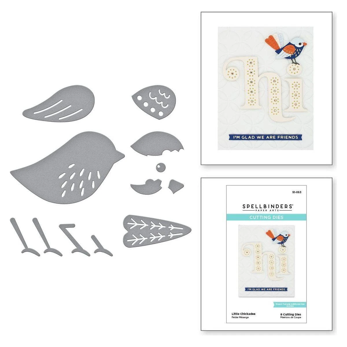 Little Chickadee Etched Dies From The Just Wanted To Say Collection 1 Little Chickadee Etched Dies From The Just Wanted To Say Collection