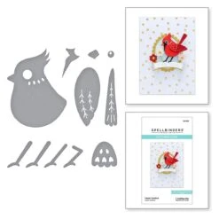 Tweet Cardinal Etched Dies From The Celebrate The Season Collection