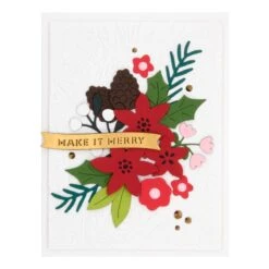Make It Merry Sentiments Etched Dies From The Make It Merry Collection -Woodland Scenics Shop S1 124 Make It Merry Sentiments Project