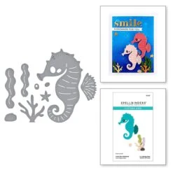 Luna The Seahorse Etched Dies From The Out And About Collection