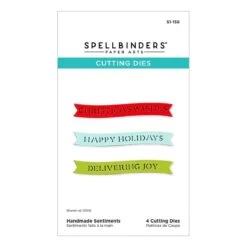 Handmade Sentiments Etched Dies From The Handmade Holidays Collection 11 Handmade Sentiments Etched Dies From The Handmade Holidays Collection -Woodland Scenics Shop S1 156 Handmade Holidays Handmade Sentiments Pac