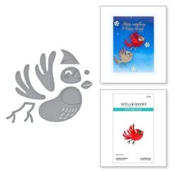 Conrad Cardinal Etched Dies From The Dancin' Christmas Friends Collection