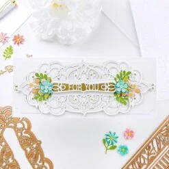 Mini Blooms And Sprigs Etched Dies From The Slimline Collection -Woodland Scenics Shop S2 314 Slimline Spellbinders Mini Blooms and Sprigs Project 3 41801.1648598138.1280.1280