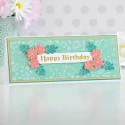 Mini Blooms And Sprigs Etched Dies From The Slimline Collection -Woodland Scenics Shop S2 314 Slimline Spellbinders Mini Blooms and Sprigs Project 5 88971.1648598149.1280.1280