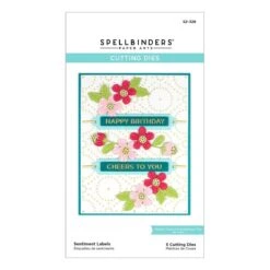 Sentiment Labels Etched Dies From The Celebrate You Collection -Woodland Scenics Shop S2 328 Celebrate You Spellbinders Sentiment Labels Pac 45390.1642617159.1280.1280