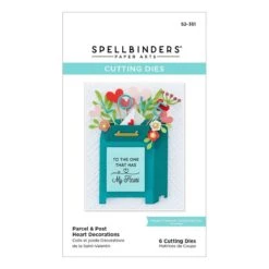 Parcel & Post Heart Decorations Etched Dies From The Parcel & Post Collection -Woodland Scenics Shop S2 351 Parcel and Post Parcel and Post Heart Decorations Pac