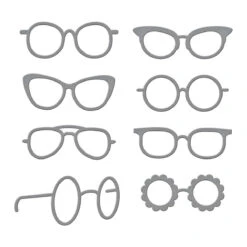 Smart Glasses Etched Dies From The Monster Birthday Collection 27 Smart Glasses Etched Dies From The Monster Birthday Collection -Woodland Scenics Shop S2 379 Monster Birthday Smart Glasses Color