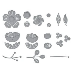 Little Blooms Etched Dies From The Out And About Collection -Woodland Scenics Shop S2 380 Out About Little Blooms Color