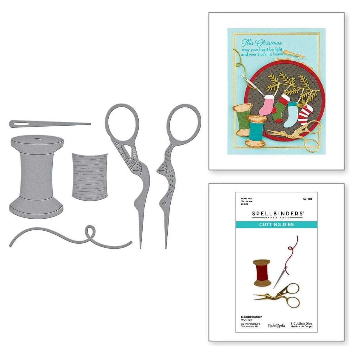 Needleworker Tool Kit Etched Dies From The Nichol's Needlework Collection By Nichol Spohr 1 Needleworker Tool Kit Etched Dies From The Nichol's Needlework Collection By Nichol Spohr