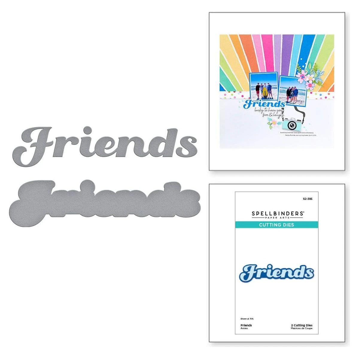 Friends Etched Dies From The Storytelling By Spellbinders Scrapbooking Collection 1 Friends Etched Dies From The Storytelling By Spellbinders Scrapbooking Collection