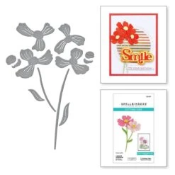 Layered Anemone Etched Dies Fromthe Spotlight Frames And Florals Collection By Lisa Horton