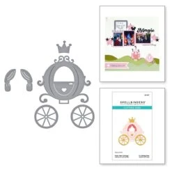 Fairy Tale Carriage Etched Dies From The Storytelling By Spellbinders Scrapbooking Collection