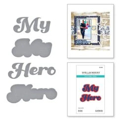 My Hero Etched Dies From The Storytelling By Spellbinders Scrapbooking Collection