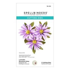 Lavender Mountain Daisy Etched Dies From The Through The Meadow Collection By Susan Tierney-Cockburn -Woodland Scenics Shop S2 414 Through the Meadow STC Lavender Mountain Daisy Pac