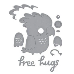 Free Hugs Oscar Etched Dies From The Cheerful Chirps Collection -Woodland Scenics Shop S2 432 Cheerful Chirps Free Hugs Oscar Color
