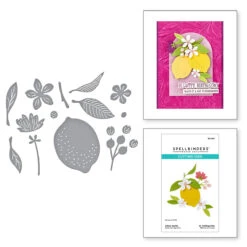 Citrus Spritz Etched Dies From The La Dolce Vita Collection