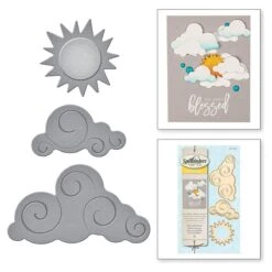 Die D-Lites Sun And Clouds Etched Dies