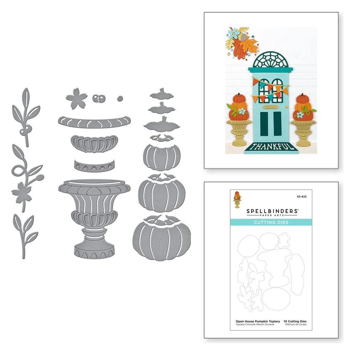 Open House Pumpkin Topiary Etched Dies From The Fall Traditions Collection 1 Open House Pumpkin Topiary Etched Dies From The Fall Traditions Collection