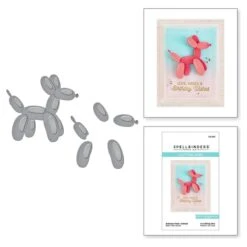 Balloon Party Animal Etched Dies From The Birthday Celebrations Collection