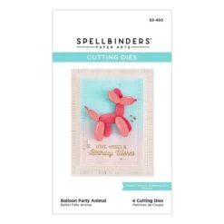 Balloon Party Animal Etched Dies From The Birthday Celebrations Collection -Woodland Scenics Shop S3 450 Spellbinders Birthday Balloon Party Animal Pac 37223